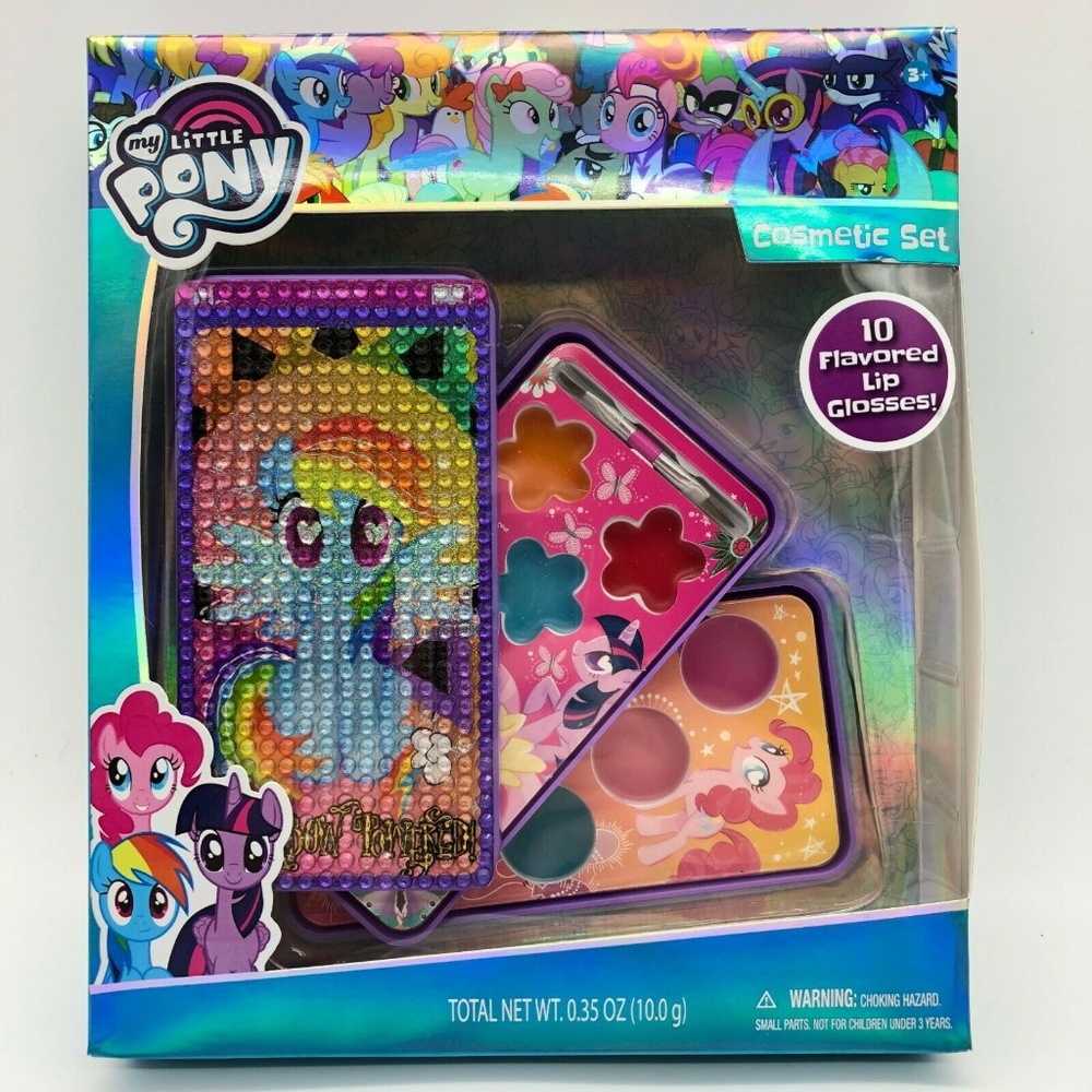 Townley My Little Pony Lip Gloss Compact Cosmetic